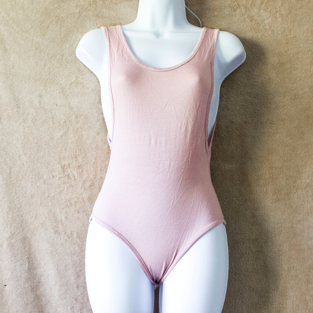 2/$20 NWT Bodysuit Boohoo - Dusty Pink - Picture 7 of 7